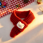 Chenille Knit Cat Slip-On Scarf