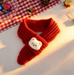 Chenille Knit Cat Slip-On Scarf