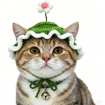 Soft Knit Cat Beret Hat
