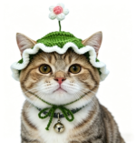 Soft Knit Cat Beret Hat