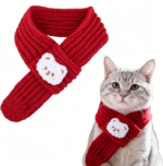 Chenille Knit Cat Slip-On Scarf - Image 3